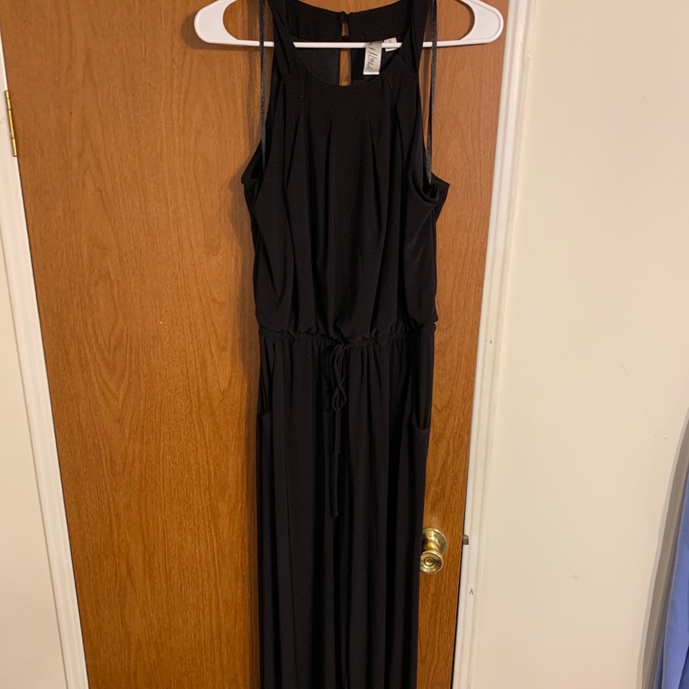 Long black romper
